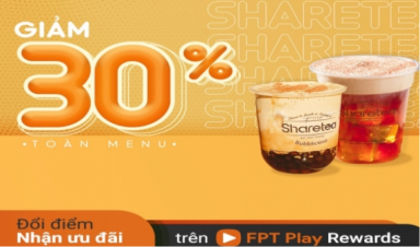 Ưu đãi đổi điểm cùng FPT Play: Xem phim siêu đã, uống trà siêu ngon